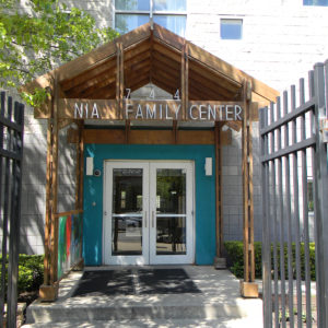 Front door of Nia Family Center