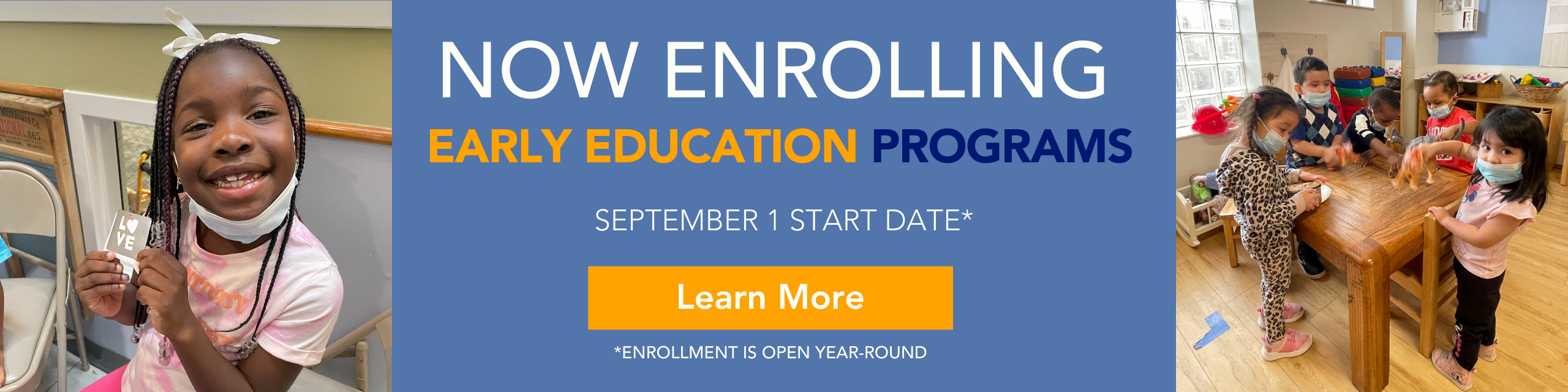 FY21 Now Enrolling: Early Education Programs