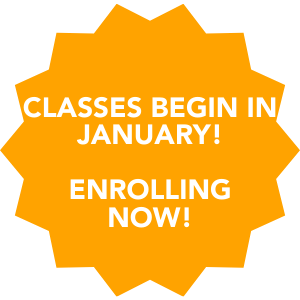 Classes begin in January; enroll today!