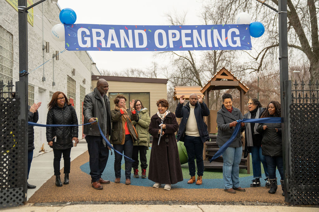 Chicago Commons Eyes on the Future Playground Grand Opening Ceremony