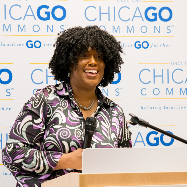 Chicago Commons Family Hub Pathways for Parents participant testimonial impact story 2023 social services nonprofit