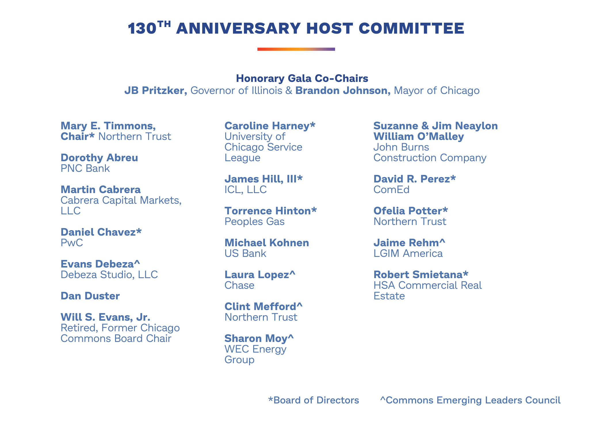 Chicago Commons 130th Anniversary Gala Invite Graphics 